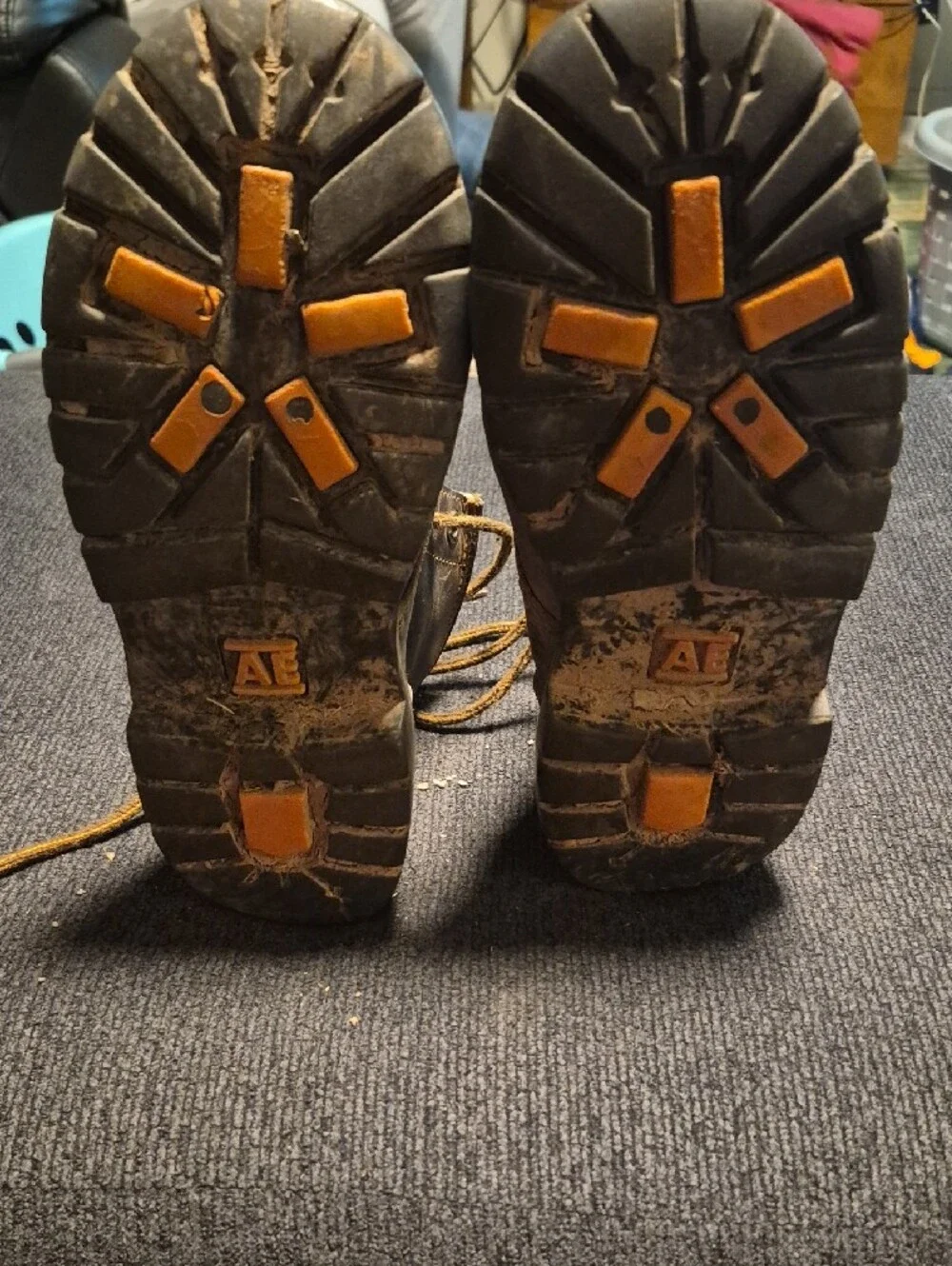 American Eagle Outfitters Brown Lace-Up Men's Work Boots